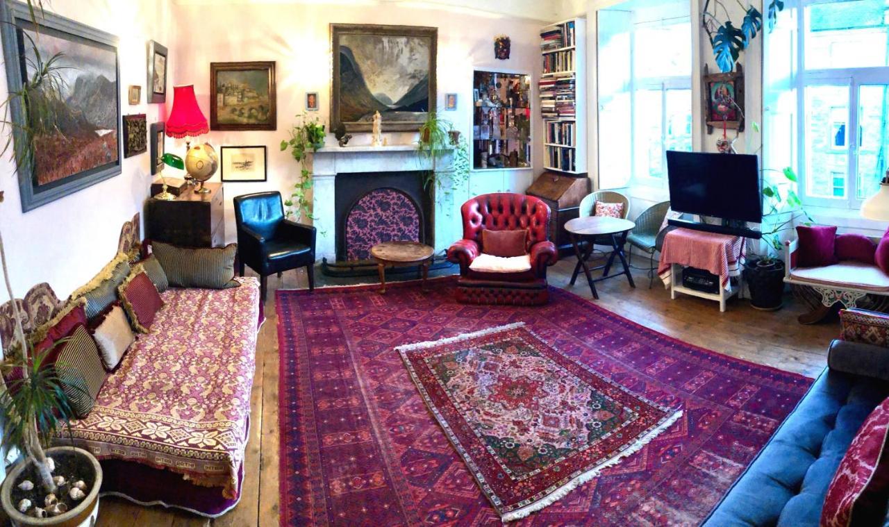 Central Apartment With Parking, Original Art And Antiques Édimbourg Extérieur photo
